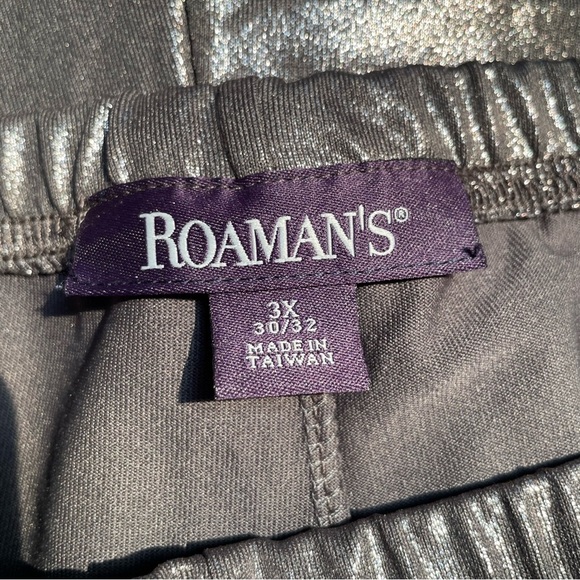 3X Roaman’s Shimmer Leggings Pants 30/32 - Picture 2 of 5